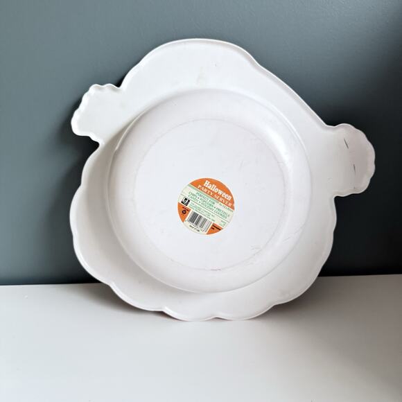 Vintage Halloween Jack-O’-Lantern 80s Large Ullman Molded Plastic Pumpkin Bowl - Picture 11 of 12